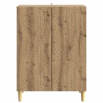 vidaXL Buffet Chêne artisanal 66 x 34 5 x 90 cm Bois d'ingénierie