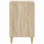 vidaXL Table de chevet Chêne Sonoma 43 x 39 5 x 66 5 cm