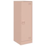 vidaXL Buffet rose 34 5x39x107 cm acier