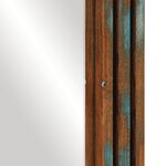 vidaXL Miroir salle de bain 50x70 cm bois massif d'acacia et verre