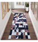 Tapis d'intérieur Patchwork CUBE 50 x 80 cm - Marron