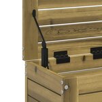 vidaXL Repose-pied de jardin 62x31 5x52 cm bois de pin imprégné