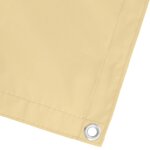 vidaXL Écran de balcon Sable 110 x 600 cm Tissu Oxford