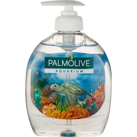 Flacon poussoir crème lavante motif Aquarium 300 ml (bouteille 300 millilitres)