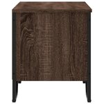 vidaXL Armoire à chaussures chêne marron 90x38x45 5 cm bois ingénierie