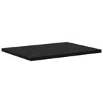 vidaXL Étagère à livres 4 Pièces Noir 40 x 30 x 1.5 cm Bois d'ingénierie