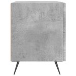 vidaXL Tables de chevet 2Pièces gris béton 40x35x47 5cm bois d’ingénierie