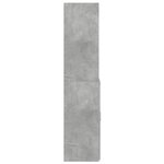 vidaXL Buffet haut gris béton 70x42 5x185 cm bois d'ingénierie
