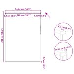 Store enrouleur occultant 140 x 230 cm crème
