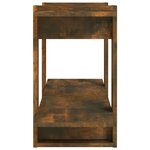 vidaXL Bibliothèque Chêne fumé 100x30x51 cm Bois d'ingénierie