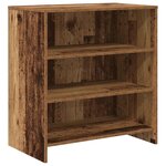 vidaXL Buffets 3 Pièces Bois ancien 70 x 41 x 75 cm Bois d'ingénierie