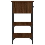 vidaXL Tables de chevet 2 Pièces chêne marron 34x36x70 cm bois ingénierie