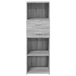 vidaXL Buffet haut sonoma gris 40x42 5x124 cm bois d'ingénierie