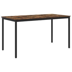 vidaXL Table de salle à manger / Table de repas Bois d'ingénierie