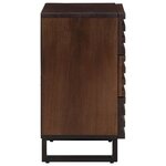 vidaXL Table de chevet marron 50x34x62 cm bois manguier solide