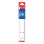 Règle plate Essentials Plastique 20 cm MAPED