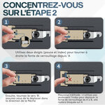 ACROPAQ Coffre Fort Discret Livre- Coffre-fort Livre avec serrure à combinaison- Sécurisez vos objets- Bleu