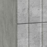 vidaXL Cabinet de chevet avec tiroir Gris béton 62 x 34 5 x 49 5 cm