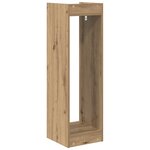 vidaXL Support de Plante 2 pièces Chêne artisanal 30 x 30 x 100 cm