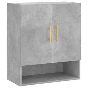 vidaXL Armoire murale gris béton 60x31x70 cm bois d'ingénierie