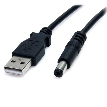 Câble d'alimentation USB vers prise DC Type M 5V 91 cm Noir STARTECH.COM