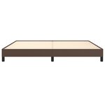 vidaXL Cadre de lit sans matelas marron 200x200 cm similicuir