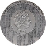 Pièce de monnaie en Argent 5 Dollars g 62.2 (2 oz) Millésime 2022 MATRIX