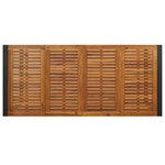 vidaXL Table de jardin et pieds en forme de U 200x90x75 cm bois acacia