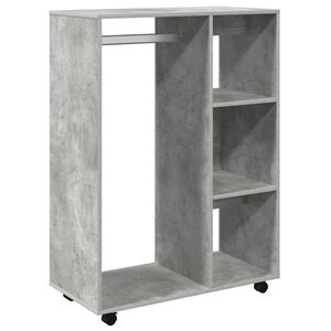 vidaXL Garde-robe Gris béton 80x40x110 cm Bois d’ingénierie