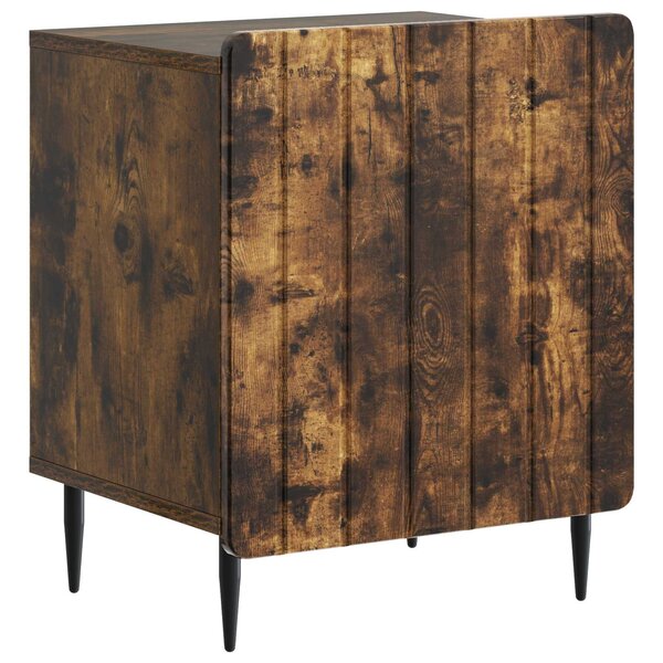 vidaXL Cabinet de chevet Chêne fumé 43 x 34 5 x 52 cm
