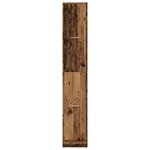 vidaXL Armoire d'apothicaire vieux bois 30x41x174 5 cm bois ingénierie