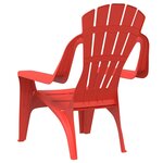 vidaXL Chaises de jardin pour enfants lot de 2 rouge 37x34x44 cm PP