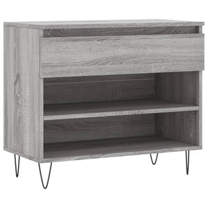 vidaXL Armoire à chaussures Sonoma gris 70x36x60 cm Bois d'ingénierie