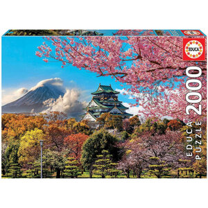 Puzzle - 2000 pièces - Le château d'Osaka au Japon - Educa
