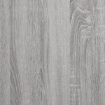 vidaXL Table de chevet sonoma gris 32x42x70 cm bois d'ingénierie
