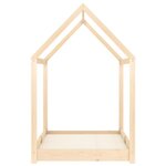 vidaXL Cadre de lit d'enfant Bois de pin massif 90 x 200 cm