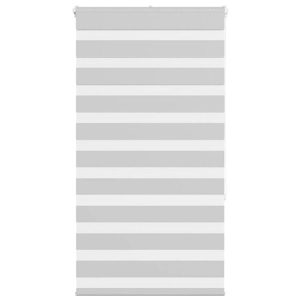 vidaXL Store zèbre gris clair largeur du tissu 85 9 cm polyester