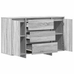 vidaXL Buffet Sonoma gris 120 x 41 x 75 cm Bois d'ingénierie