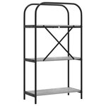 vidaXL Étagère Sonoma gris 60 x 30 x 109 cm Bois d'ingénierie