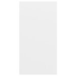 vidaXL Meuble TV mural Blanc 37x37x72 cm Bois d’ingénierie