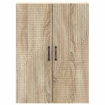 vidaXL Armoire Murale Chêne Sonoma 66 x 34 5 x 90 cm Bois d'ingénierie
