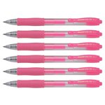 Stylo Roller Encre Gel G2 07 Pointe Moyenne Néon Rose x 6 PILOT