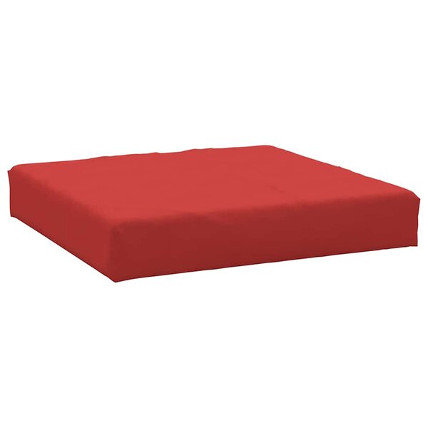 vidaXL Coussin de palette rouge 60x60x9 5 cm tissu oxford