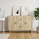 vidaXL Buffet Chêne Sonoma 89 x 34 5 x 60 cm Bois d'ingénierie