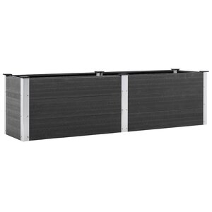 vidaXL Lit surélevé de jardin 200x50x54 cm WPC Gris