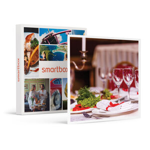 SMARTBOX - Coffret Cadeau Cadeau de Noël gourmet : dîner avec boissons pour 2 -  Gastronomie