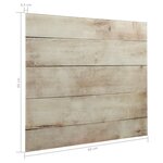 Vidaxl tableau noir magnétique mural verre 60x60 cm