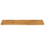 vidaXL Dessus de table à bord vivant 100x30x3 8cm bois massif manguier
