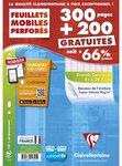 Feuillets Mobiles 21x29 7cm 500p 90g Séyès sous Etui cartonné CLAIREFONTAINE