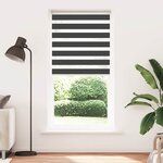 vidaXL Store zèbre noir 100x200 cm largeur du tissu 95 9 cm polyester